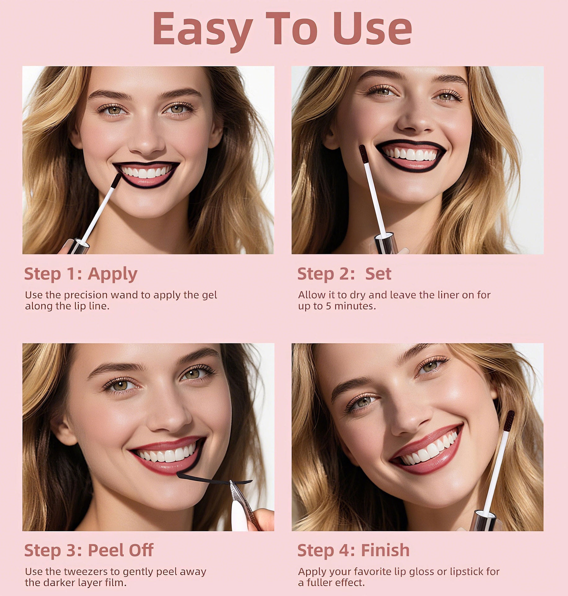 NPeel-Off Liners for Smudge-Proof All-Day WearVegan Cruelty-Free with Hyaluronic Acid &Squalane
